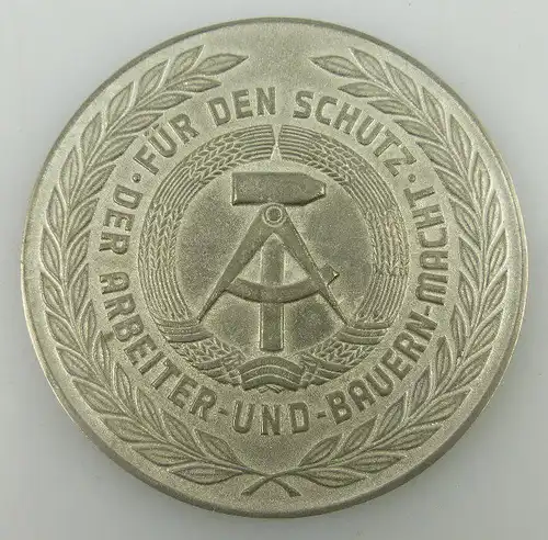 Medaille: 13. August 1961 Berlin Hauptstadt der DDR, Für den Schutz de ,Orden986