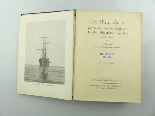 E9422 Meteor Fahrt Forschungen Erlebnisse der Deutschen Atlantischen Expedition