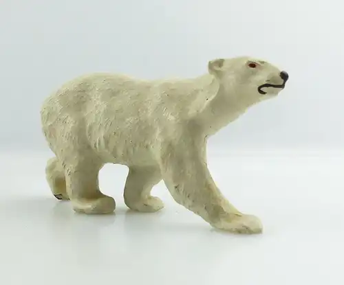e9414 Altes Masse Tier Eisbär wohl Lineol 50er Jahre