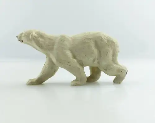e9414 Altes Masse Tier Eisbär wohl Lineol 50er Jahre