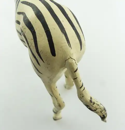 e9400 Altes Lineol Zebra wohl 50er Jahre Lineol Tier Figur