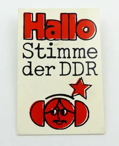 e9492 DDR Abzeichen Hallo Stimme der DDR Anstecknadel