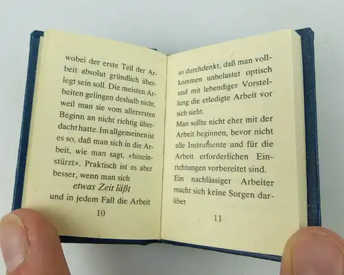 Minibuch: Wie man arbeiten muss! Verlag Junge Welt Berlin DDR bu0931