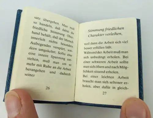 Minibuch: Wie man arbeiten muss! Verlag Junge Welt Berlin DDR bu0930