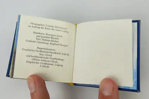 Minibuch: Leipzig Ofizin Andersen Nexö Leipzig Information bu0909
