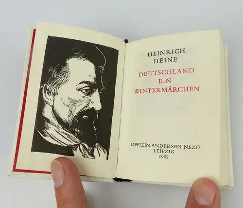 Minibuch: Deutschland - Ein Wintermärchen Heinrich Heine Dieter Müller bu0908