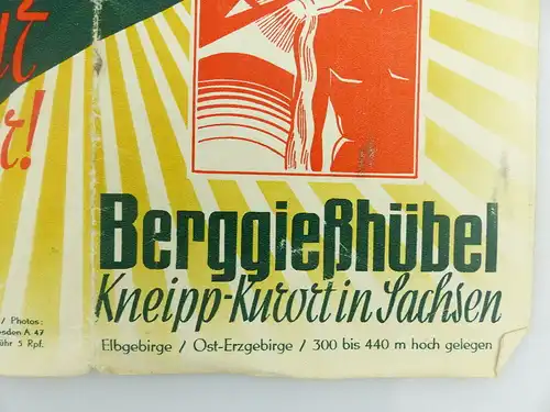 Broschüre /Prospekt: Kurort in Sachsen Kneipp - Kurhäuser Berggießhübel e861
