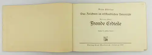 Buch: Das Zeichnen im erdkundlichen Unterricht- Fremde Erdteile- 3.Heft e855