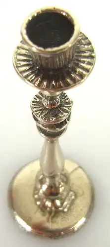 alter 1 flammiger Puppenstuben Kerzenleuchter in 925 (Ag) Silber