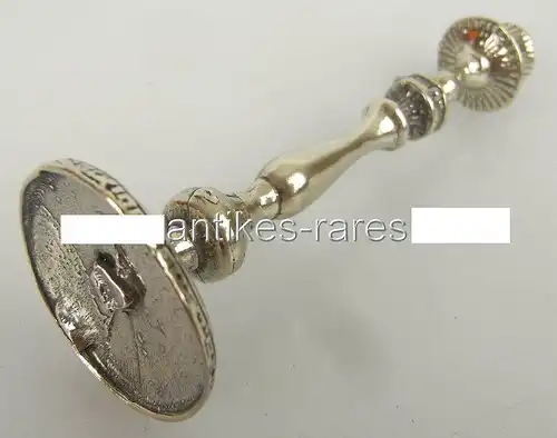 alter 1 flammiger Puppenstuben Kerzenleuchter in 925 (Ag) Silber