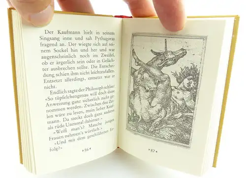Minibuch Ein kleines Erotikon Colberts Märchen Hinstroff Verlag Rostock r661