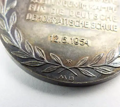 #e7761 Carl-Friedrich-Wilhelm-Wander-Medaille Silber 900 vgl. Nr. 130 (1954-55)