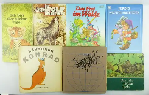 7 Kinderbücher: Die Tierwelt der Erde, Känguru Konrad, Wichtelabenteuer e849