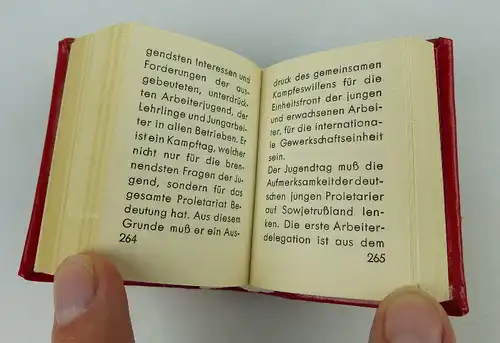 Minibuch: Jugendbildnis Ernst Thälmanns Johannes R. Becher bu0990