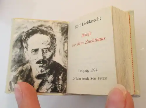 Minibuch: Karl Liebknecht Briefe aus dem Zuchthaus bu0146