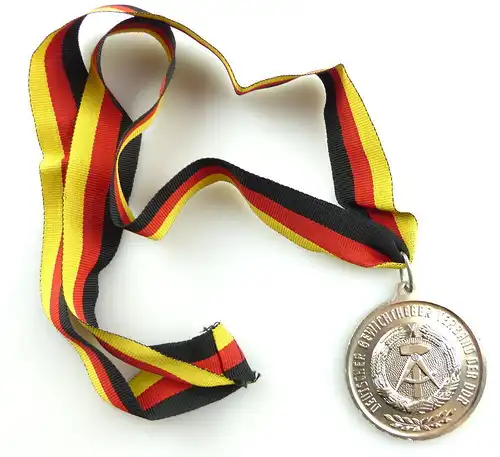 #e4165 DDR Medaille Bestenermittlung Deutscher Gewichtheber Verband der DDR