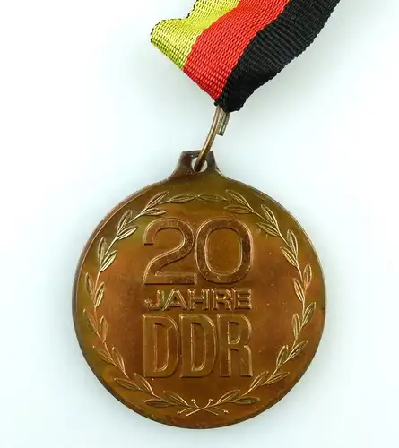 #e4049 Medaille V. Deutsches Turn- und Sportfest der DDR Leipzig 1969 20 Jahre