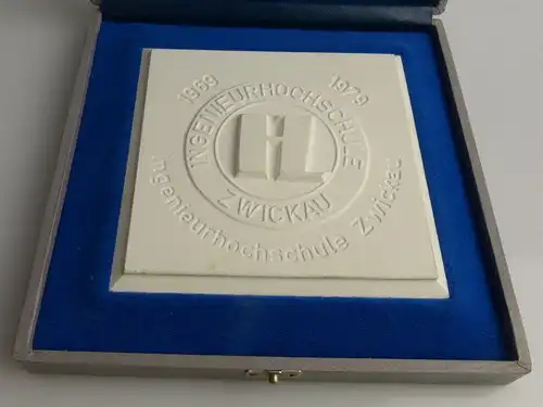 Medaille: Ingenieurhochschule Zwickau 1969-1979, Handarbeit, Orden2187