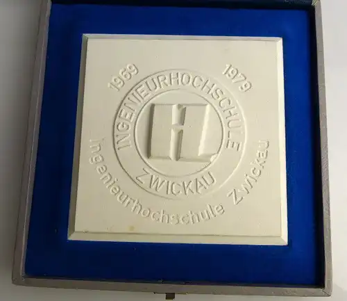 Medaille: Ingenieurhochschule Zwickau 1969-1979, Handarbeit, Orden2187