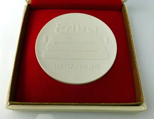 Meissen Medaille Erika 1910-85 robotron Schreibmaschinen Wertarbeit Orden2085