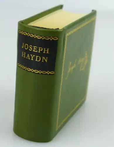 Minibuch : Biographische Notizen über Joseph Haydn, Graphischer Großb.1984 /r159