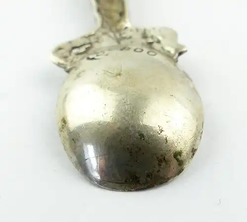 e9690 Zierlicher Salzlöffel aus 800 Silber