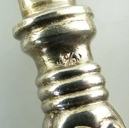 E9684 6 teiliges WMF Fischbesteck mit Augsburger Faden und Ziermonogramm H