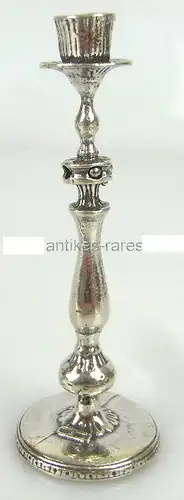 Toller 1 flammiger Puppenstuben-Kerzenleuchter in 925 (Ag) Silber