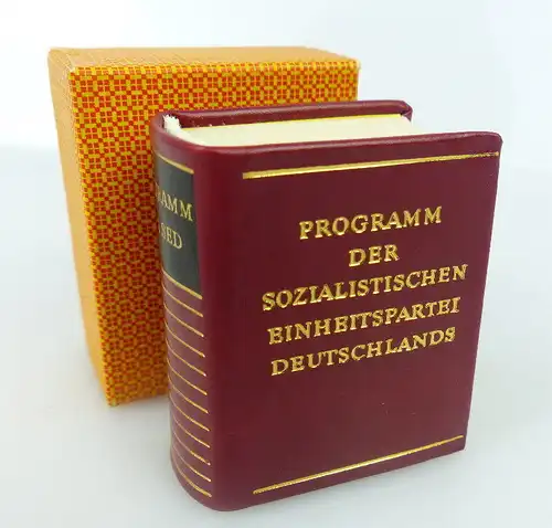 Minibuch: Programm der sozialistischen Einheitspartei Deutschlands bu0726