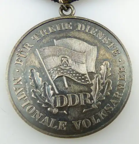 #e2844 DDR Medaille für treue Dienste in der NVA vgl. Band I Nr.150d # Punze 3 #