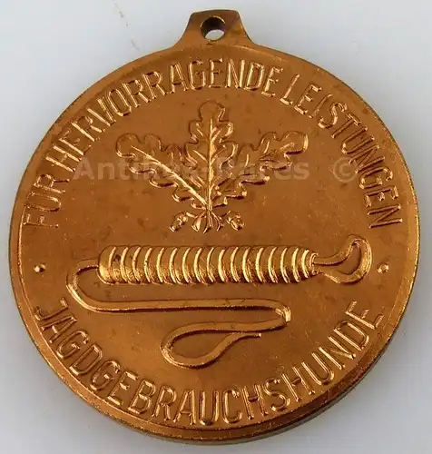 Jagdwesen Bronze Medaille hervorragende Leistungen Jagdgebrauchshunde (Forst22)