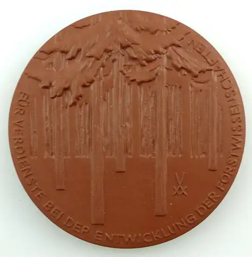 #e3738 Meissen Medaille Institut für Forstwissenschaften IFE 150 Jahre