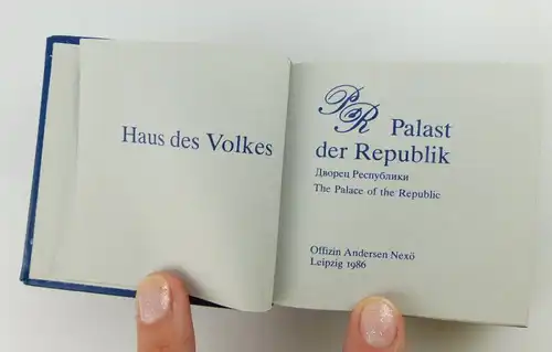 Minibuch: Palast der Republik, Haus des Volkes 1986 1. Auflage e181