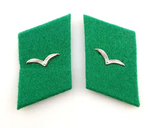 #e4470 1 Paar DDR Kragenspiegel / Tuchspiegel für Soldaten der Grenzflieger