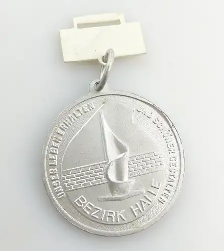 e9652 DDR Medaille Zivilverteidigung Leistungsvergleich des Kreises 1981 Halle