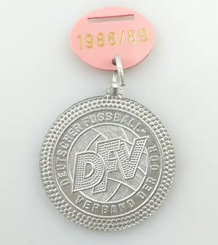 e9650 DDR Medaille 1988 Deutscher Fußball Verband DFV Kreismeister Bezirk Halle