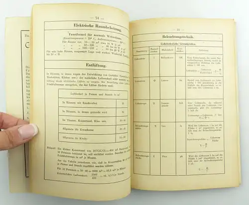 e9621 Altes Buch Taschenbuch für Elektriker Fachbuch Auflage 3