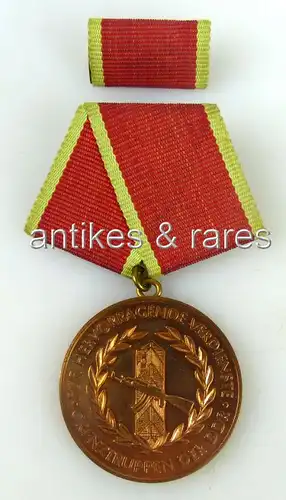 Verdienstmedaille der Grenztruppen der DDR in Bronze, vgl. Band I Nr. 282