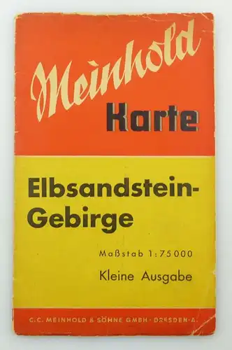 E9618 Meinhold Wanderkarte Elbsandstein Gebirge Maßstab 1:75000 kleine Ausgabe