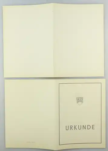 #e6880 4 Urkunden u.a. Bereit zur Verteidigung der Heimat mit Nr. von 1951 FDJ