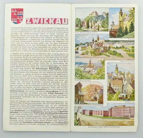 e9591 Shell Stadtkarte Nummer 59 Zwickau DRGM