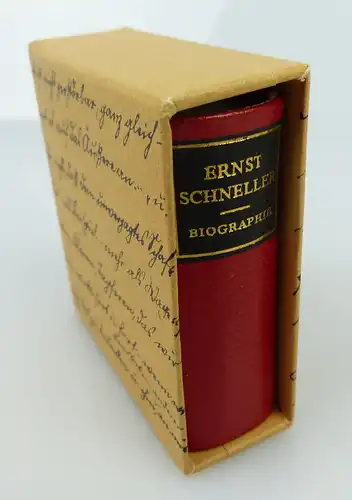 Minibuch Ernst Schneller Biographie Wolfgang Kiesling bu0811