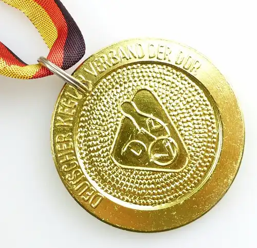 #e5785 DDR Medaille Deutscher Kegler Verband der DDR DKV Kreismeisterschaften