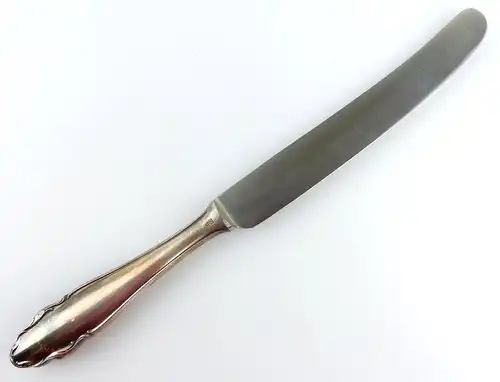 #e2305 Schönes altes WMF Messer, Griff in 90er Silberauflage