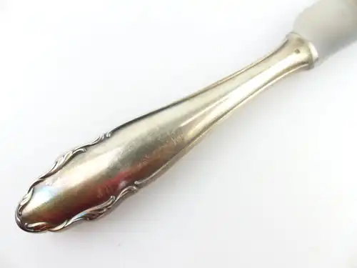 #e2305 Schönes altes WMF Messer, Griff in 90er Silberauflage