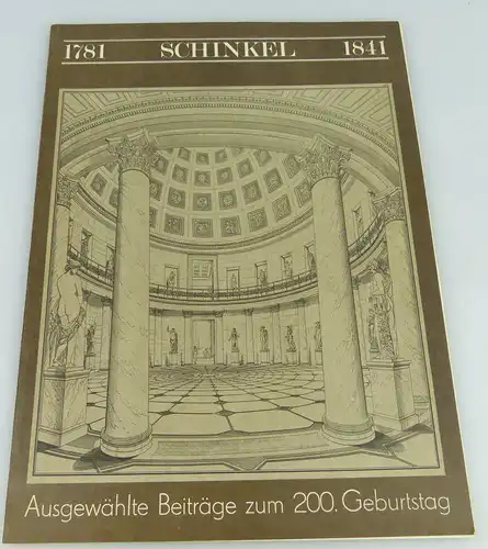 Buch : Schinkel 1781-1841 zum 200- Geburtstag,Verlag für Bauwesen Berlin/rebu009