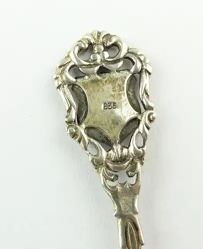 e9858 Alte Vorlegegabel aus 835 Silber mit Wappen von Kärnten für Sammler