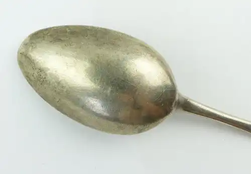 e9857 Russischer Kaffeelöffel aus Silber von 1886 gestempelt 84