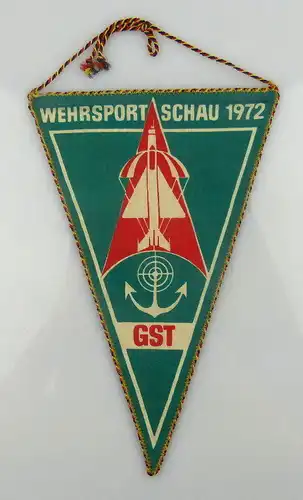 Wimpel: Wehrsportschau 1972 GST DDR Orden1862
