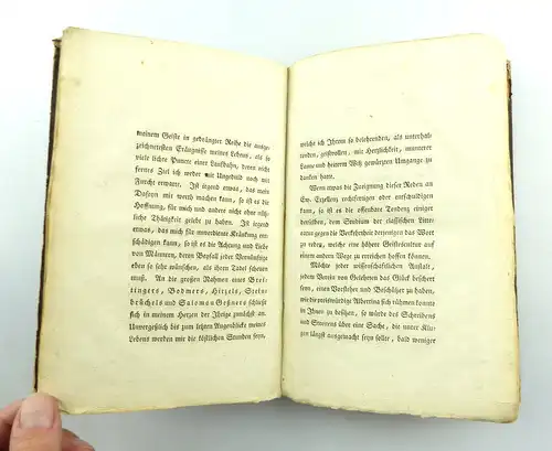 #e4407 Altes Buch: Rectoratsreden von Johann Jakob Hottinger Zürich 1813